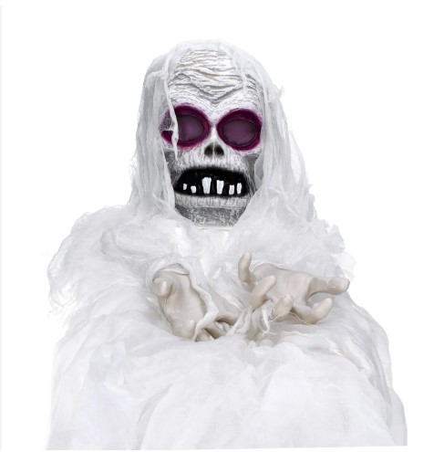 Skull Necklace with Backlit Skeleton - Halloween