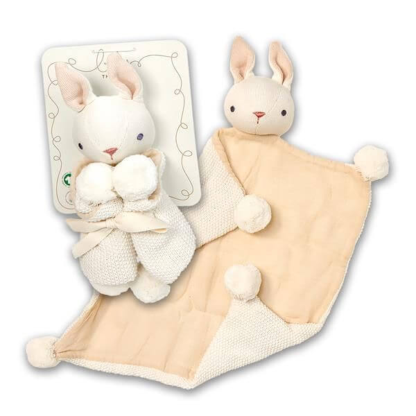 Baby Threads Cream Bunny Comforter