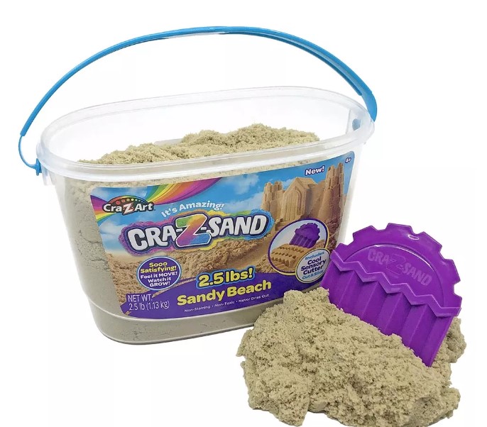 Cra-zi-sandy beach sand