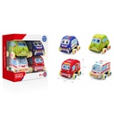 Pull Back Cloth Car(4 PCS)