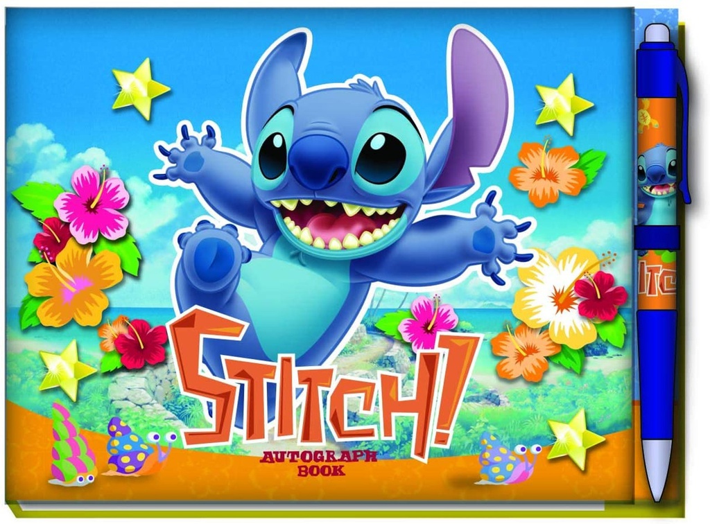 ديزني ليلو وستيتش كتاب وقلم