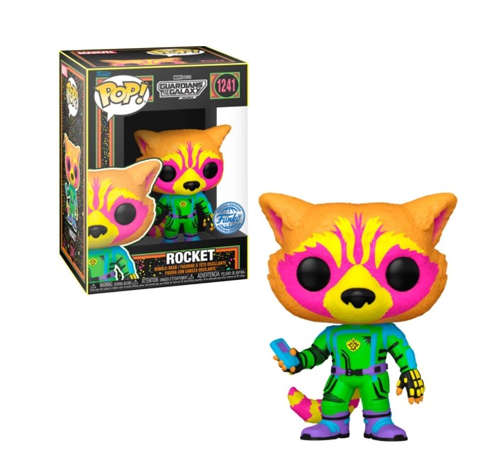 Funko Pop Marvel Guardians of the Galaxy - 1241 - Blacklight Rocket