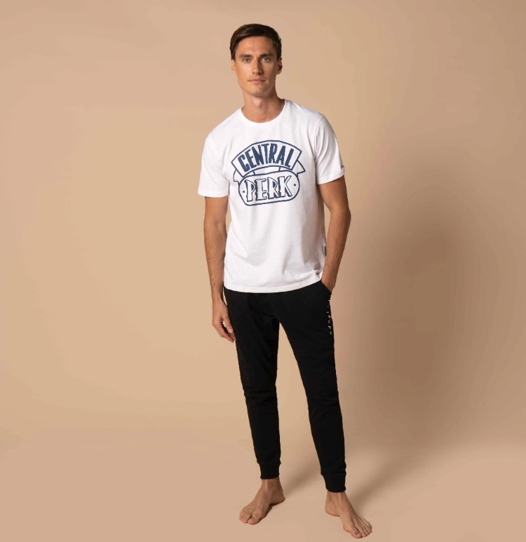 طقم بجامة رجالي طويل فريندز