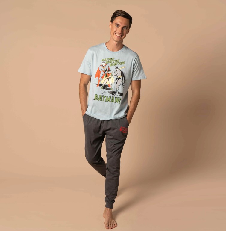 Batman Men's Long Pyjama Set