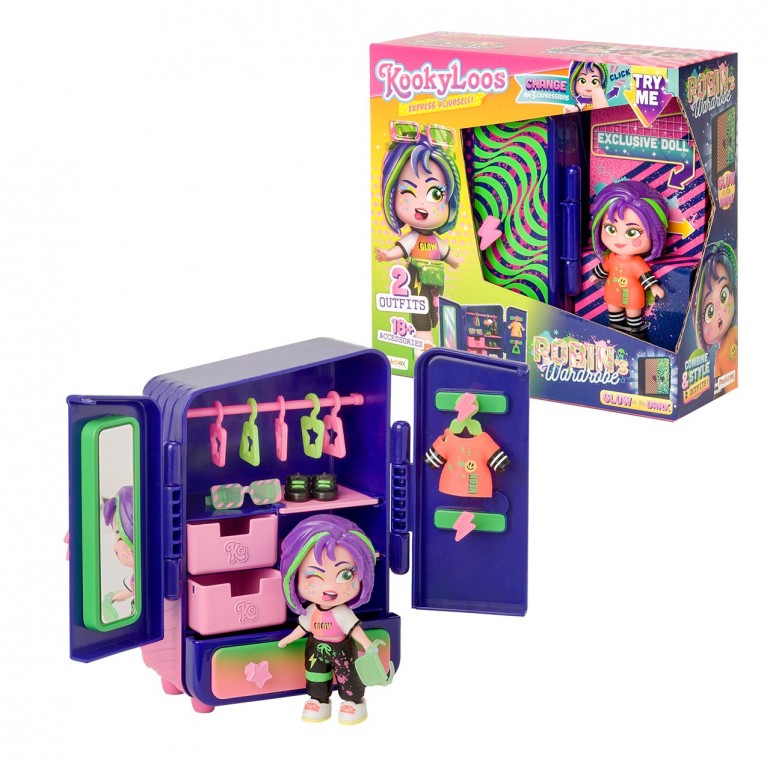 Cookie Loss - Robin's Closet with Mini-Doll Clothes