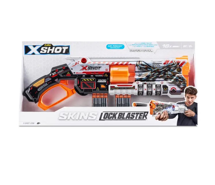 X-Shot 16-round gun lock box