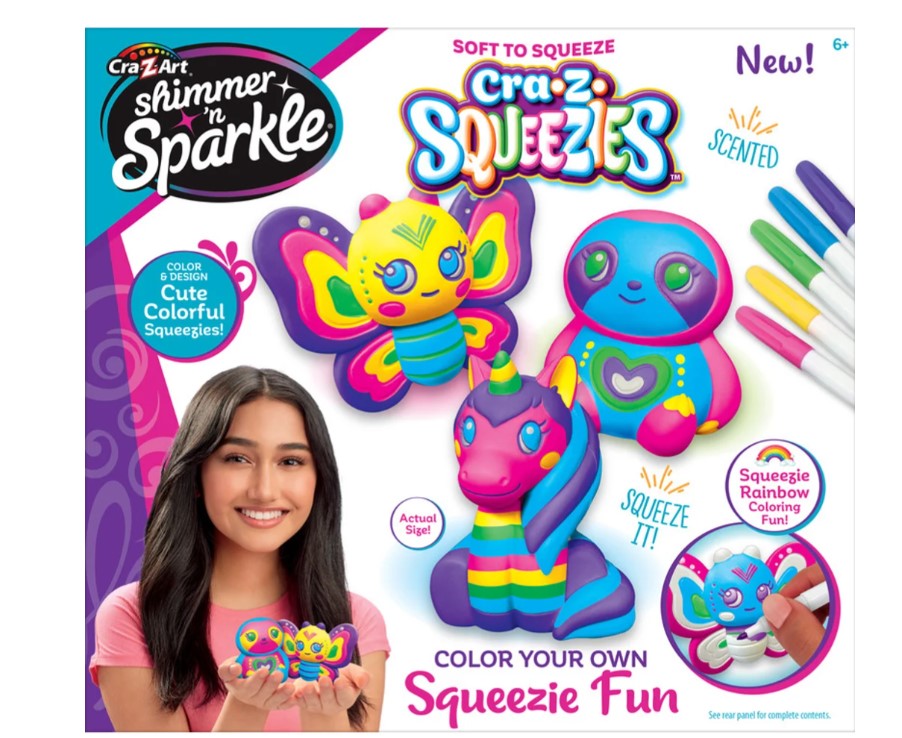 Shimmer and Sparkle Color the butterflies and unicorns