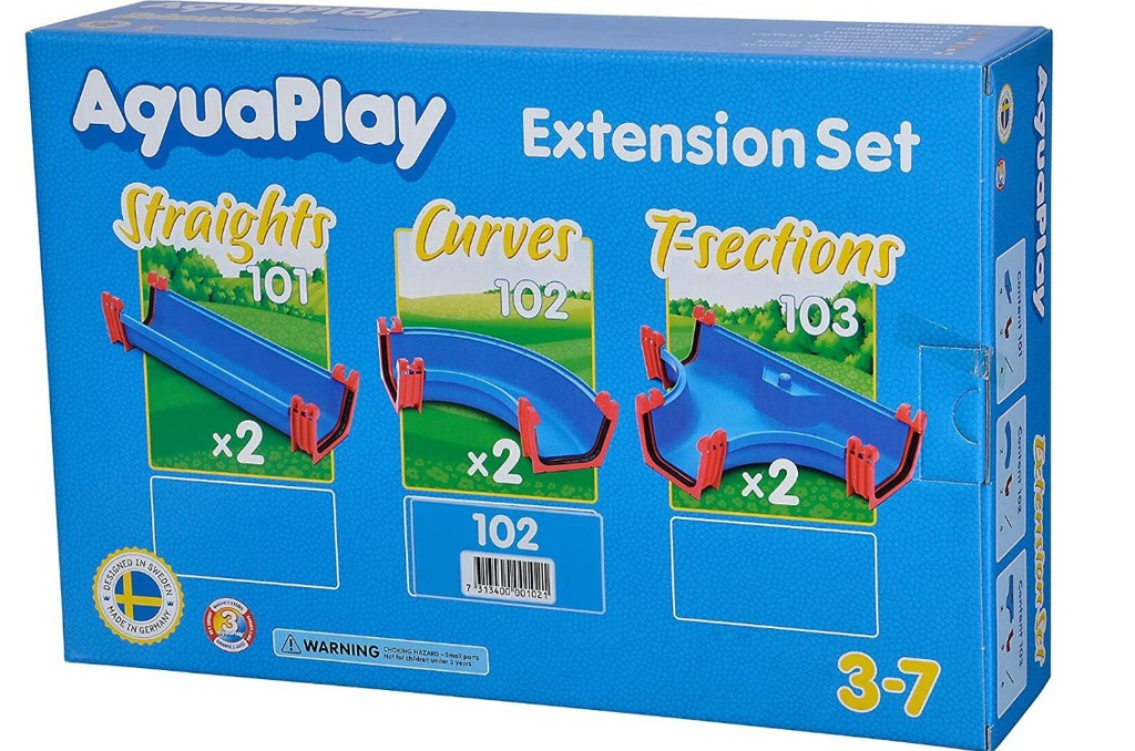 أكوابلاي 102 منحنى اللعب المائية
