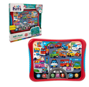 Interactive educational game for kids tablet road