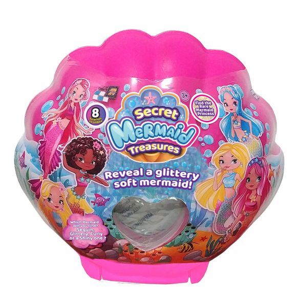 Surprise Mermaid Princess Doll in Seashells