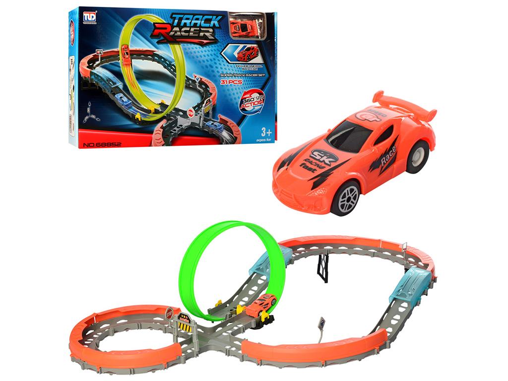 Race track railway 31 pieces