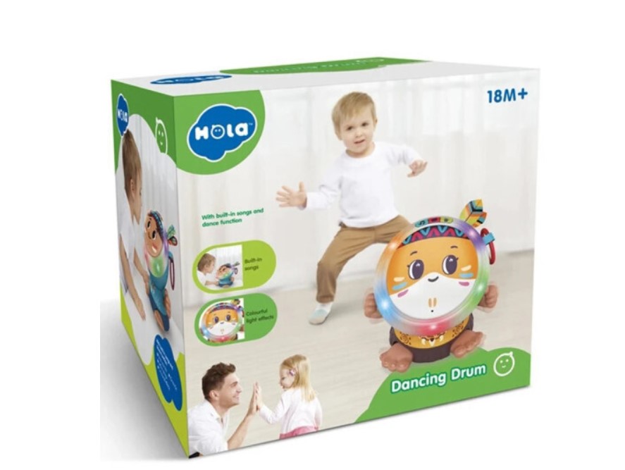 Baby drum with music and hula lighting