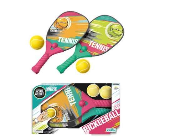 Tennis rackets with tennis ball