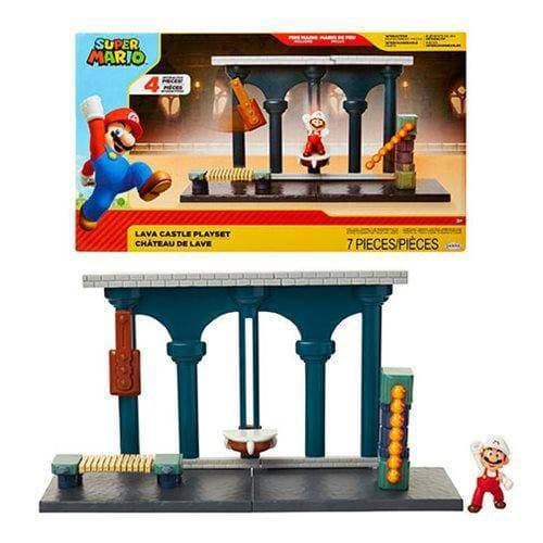 SUPERMARIO LAVA CASTLE PLAYSET 6CM