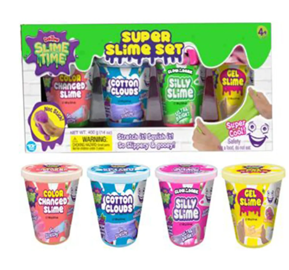 Doh Time Slime Time Super Set Slime 4 cans