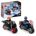 LEGO Motorcycle Set - Black Widow and Captain America