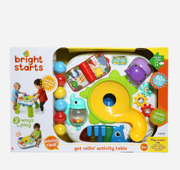 BRIGHT STARTS Having a Ball Get Rollin' Activity Table