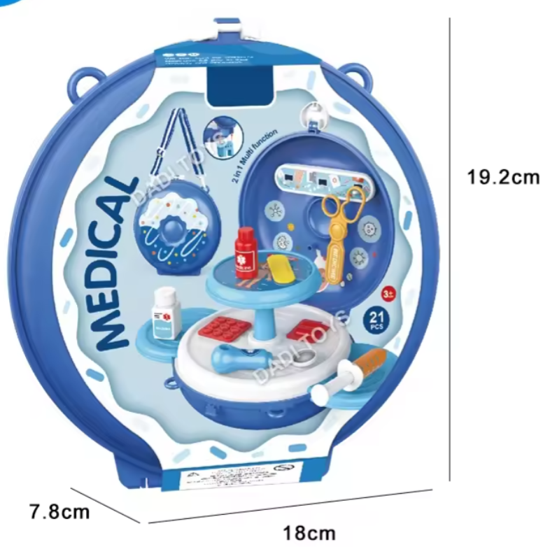 طقم دكتور 2 في 1 دونات 21 قطعة
