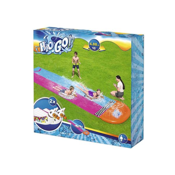 Skating playground with 2 inflatable llamas -488CM