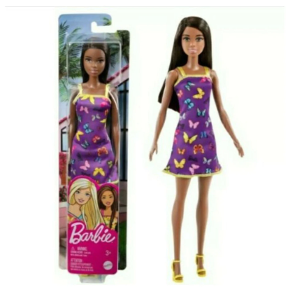 Barbie Doll - Purple Butterfly Dress