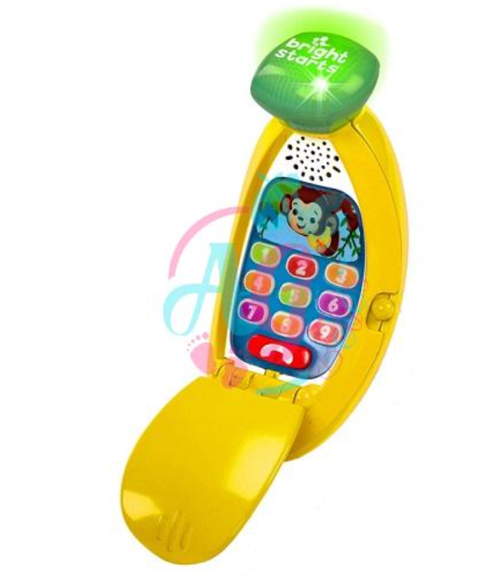 Musical game - the laugh and the phone in the shape of a banana