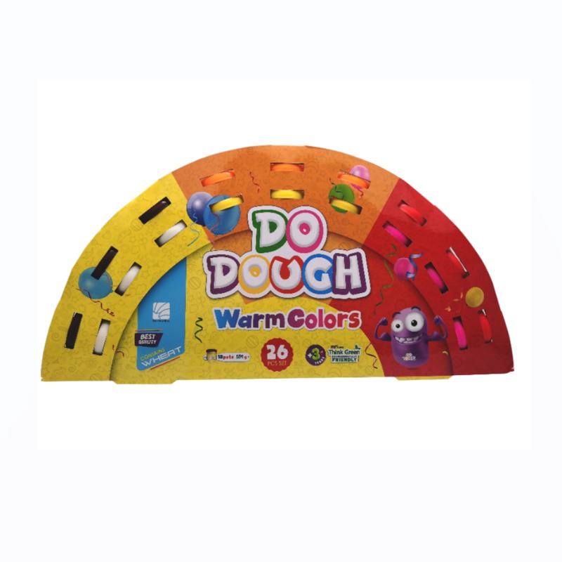 18-pack colorful clay set with 8 accessories