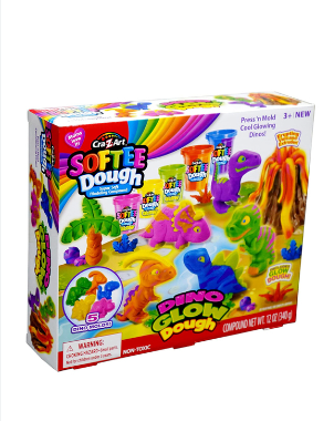 Softee Dough Dino Glow Dough