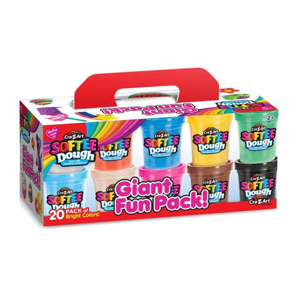 Cra-Z-Art Softie Dog Gin in assorted colors - 20 pieces