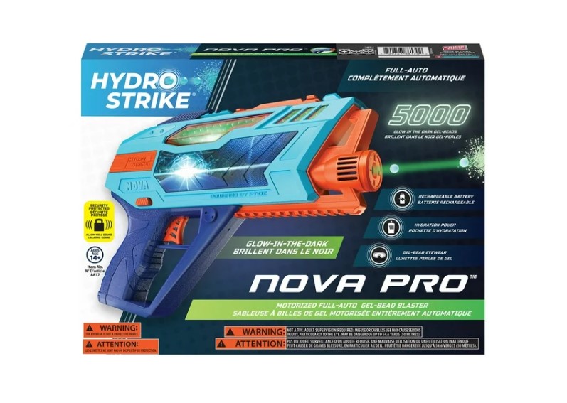 Hydro Strike Nova Pro electronic pistol with gel bullets