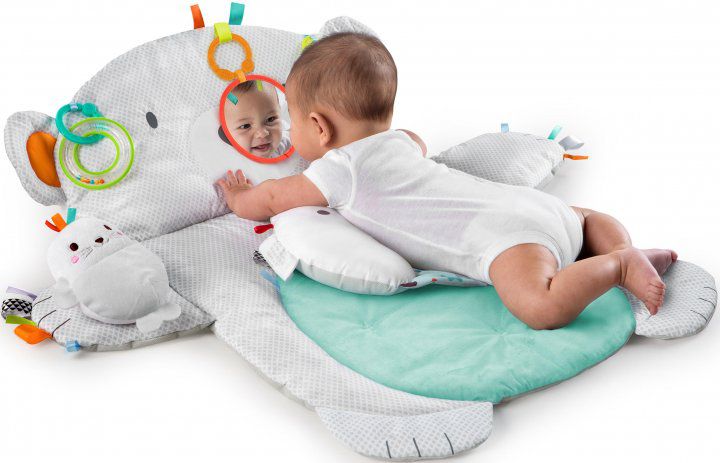 Bright Starts Tummy Time Prop &amp; Play Mat