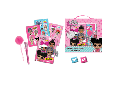 L.O.L Surprise Glowing Diary Notebook