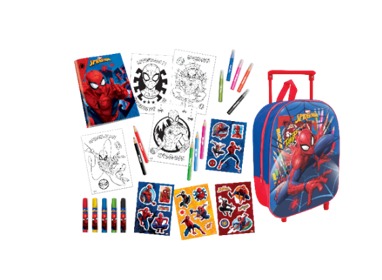 Spider bag activity while flying