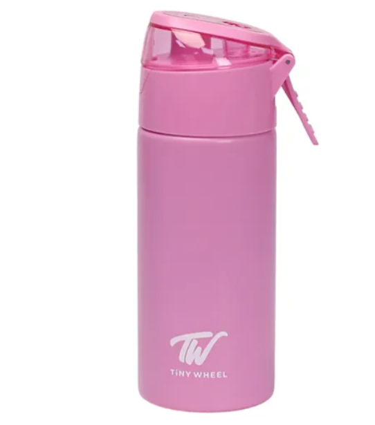 Tiny Whale Water Bottle 400 ml - Pink