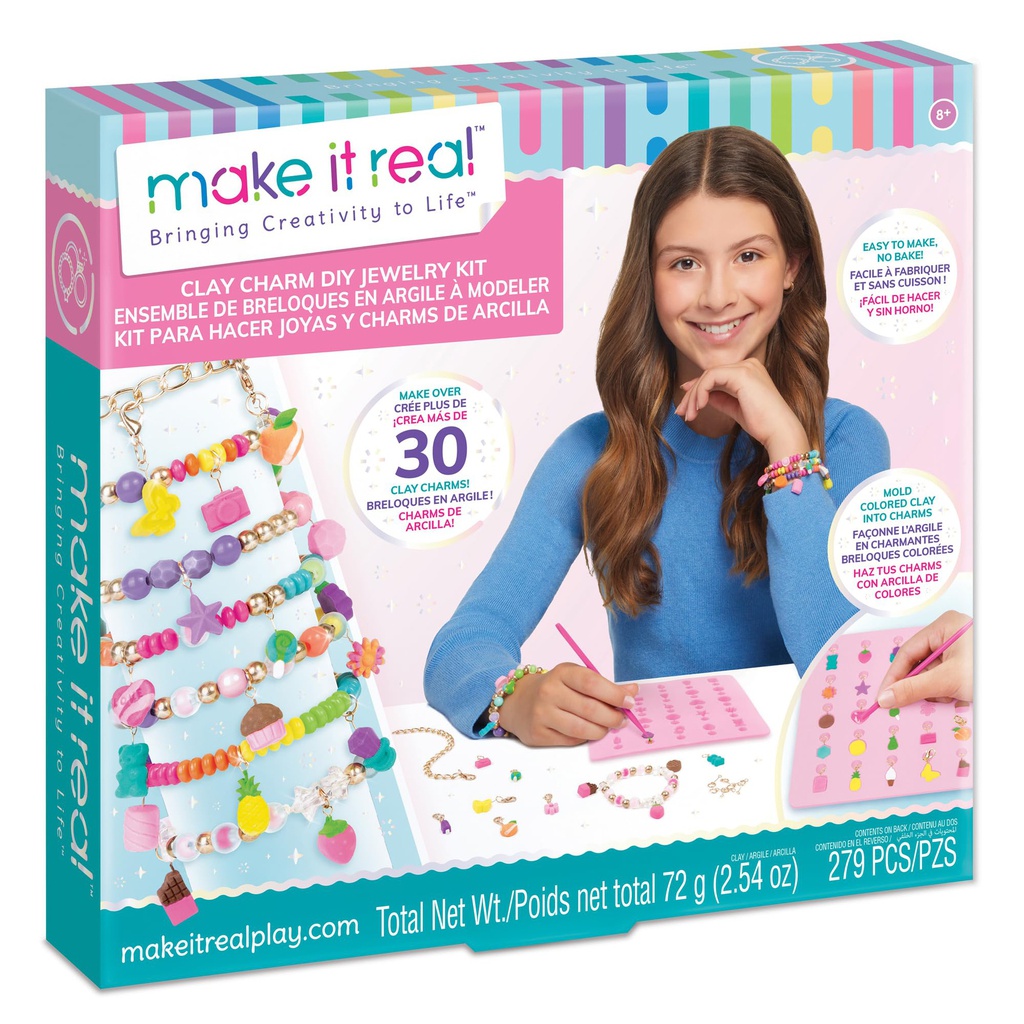 Make Art Real Pendants and Bracelets Creation Kit - Makes 30 pieces