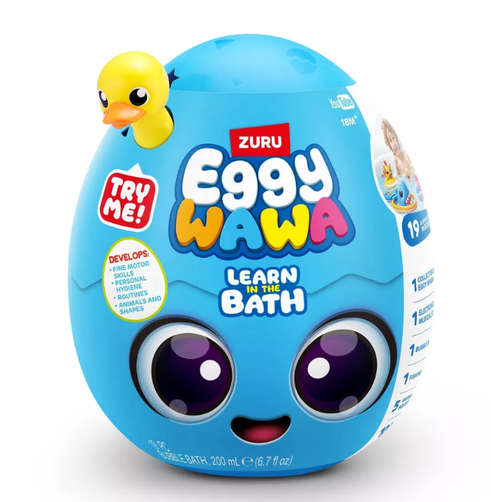 Eggy Wawa Bath Time Surprise Egg - 19 Pieces