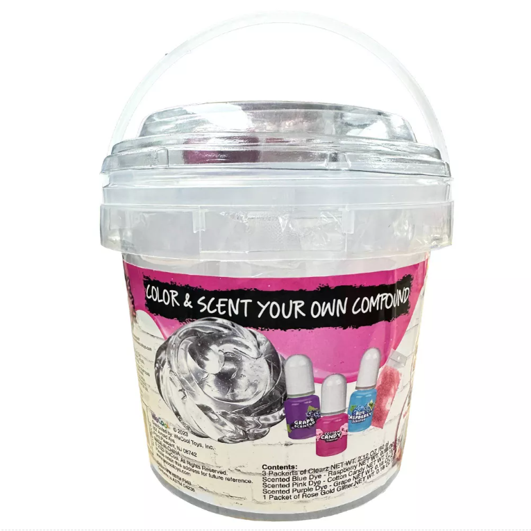 دلو عطر كريستال مع مجموعة تلوين