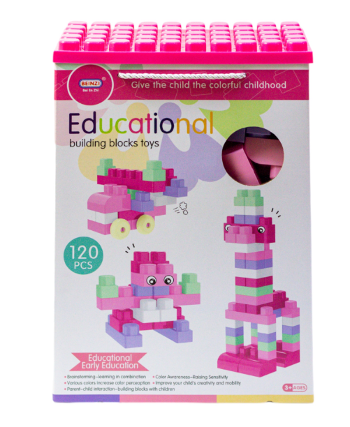 Girls' 120-piece cube assembly toy