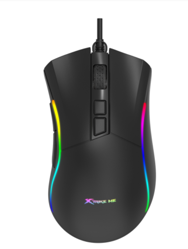 Backlit wired gaming mouse