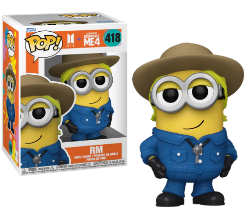 Funko Pop Rocks Minions x BTS - RM