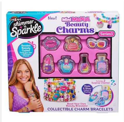 Shimmer &amp; Sparkle Maker of Mini Mania Beauty Charms Bracelets