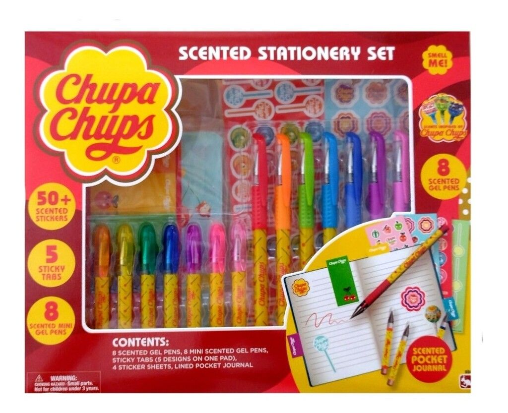 Coloring pencils set with stickers