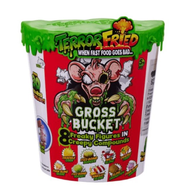 Because of the fried horror - fast food with big slime