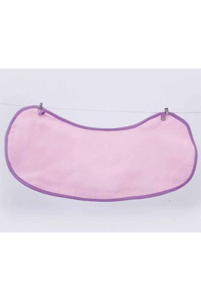 MyCey Muslin bib / burp cloth - pink