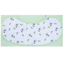 MyCey Muslin bib / burp cloth- starbird green