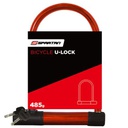 Spartan Bicycle U Lock, Red, 485g