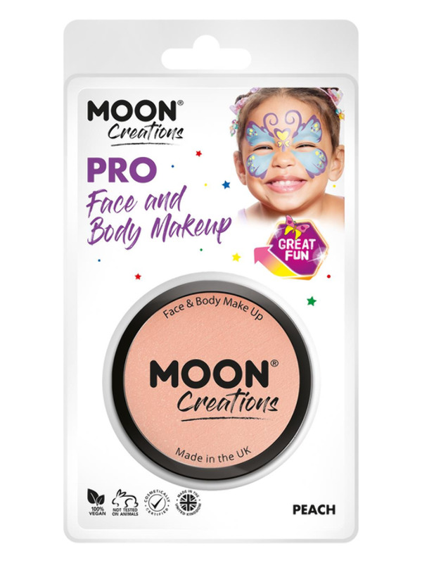 Pro Face Paint Cake Pots -  Peach  ( Clamshell) 