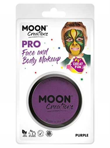 Pro Face Paint Cake Pots -  Purple ( Clamshell) 