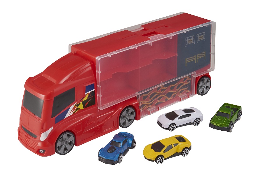 Teamsterz Truck Carry Case 4 Cars