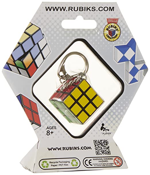 Rubik's 3x3 Mini Cube Keychain