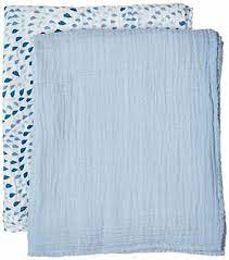 [BAU06729] Baby or Les Classic Blanket Set - Serenity and Sky